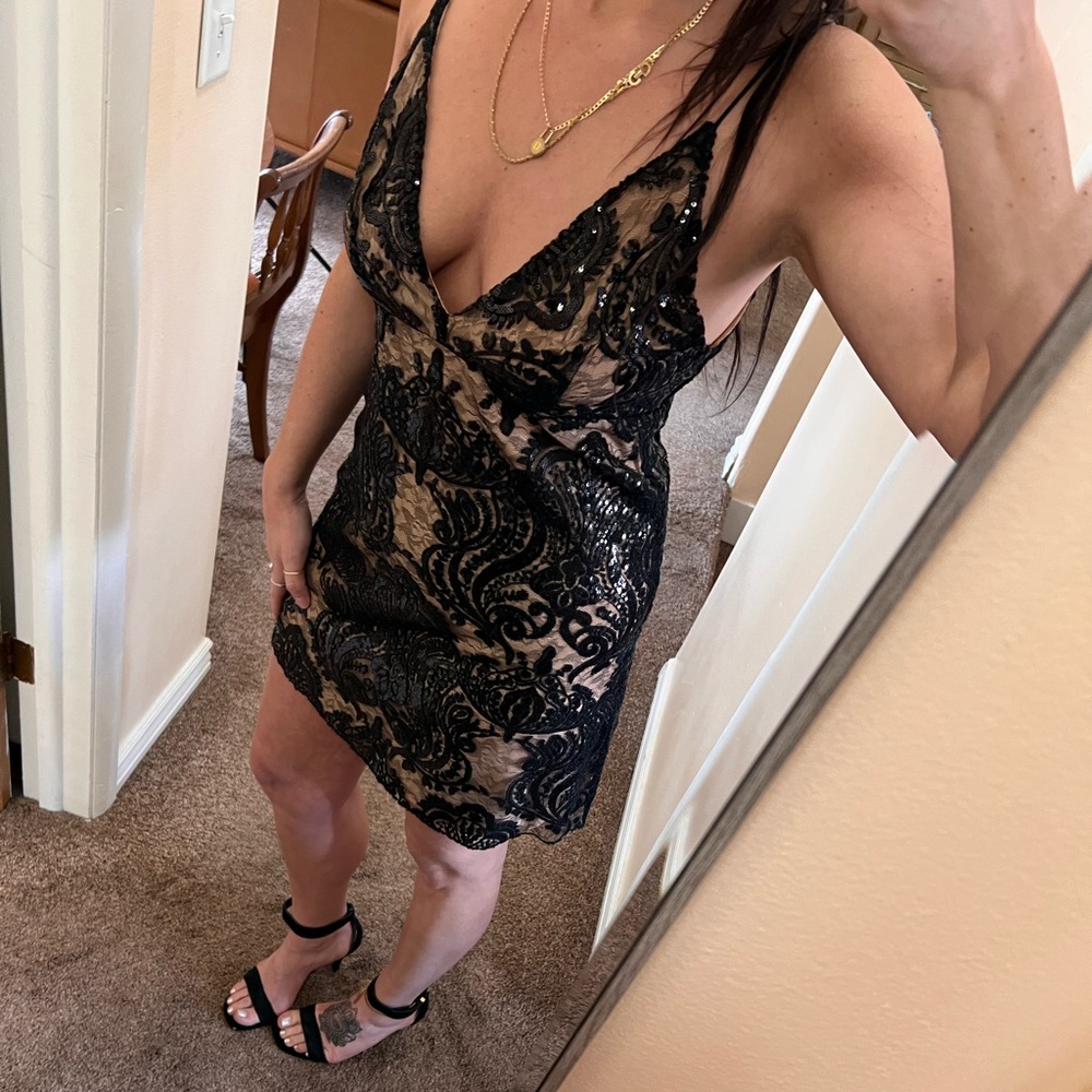Lace free people dress
